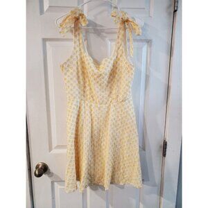 Womens Dress Stitched Sun Pattern Size XL